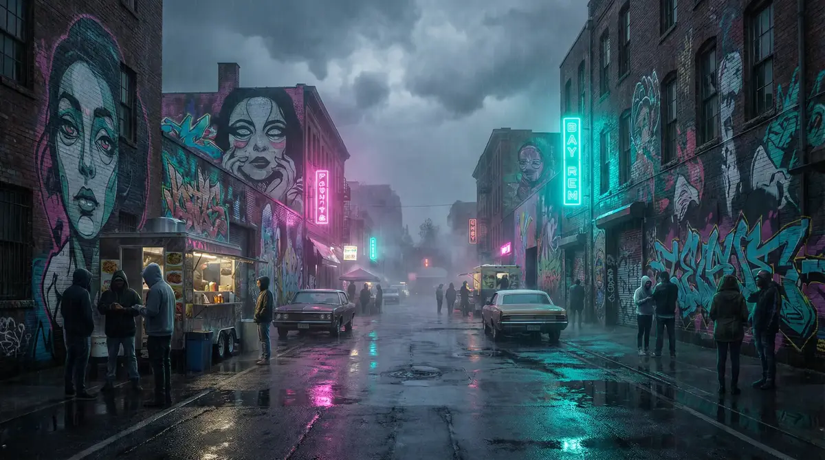 超高级国王游戏 - 雨夜壁画街